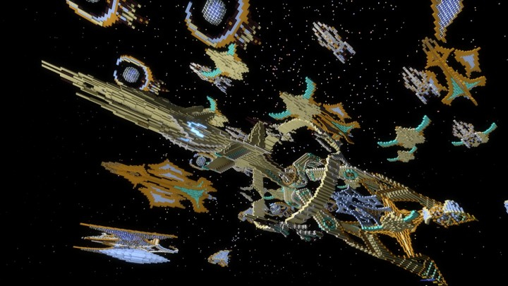 Spear of Adun and protoss Minecraft Project