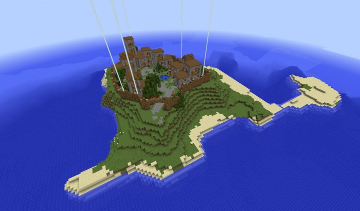 Survival Map  Village Of The Island [DOWNLOAD] Minecraft 
