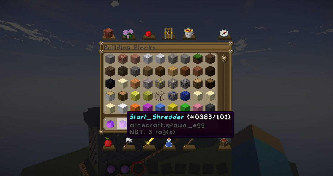 100 working paper shredder Minecraft vanilla 1.8