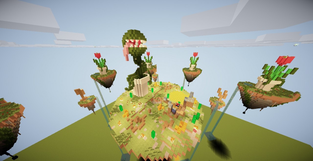 Flower Island SkyWars map Minecraft Map