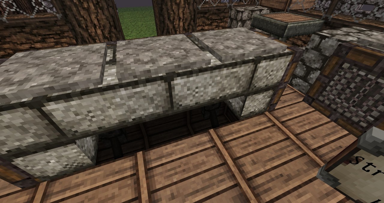 Hidden bookshelf door Minecraft Map