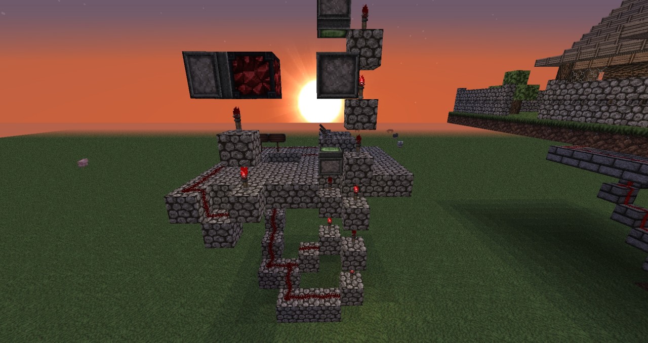 Hidden bookshelf door Minecraft Map