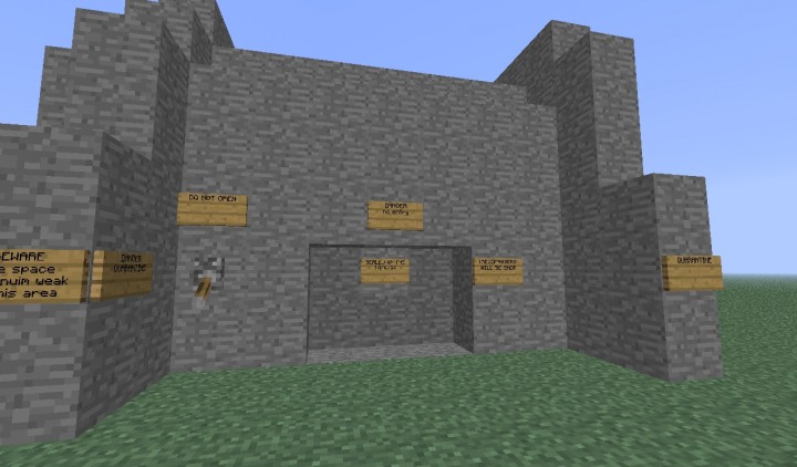 The underground lab Minecraft Map