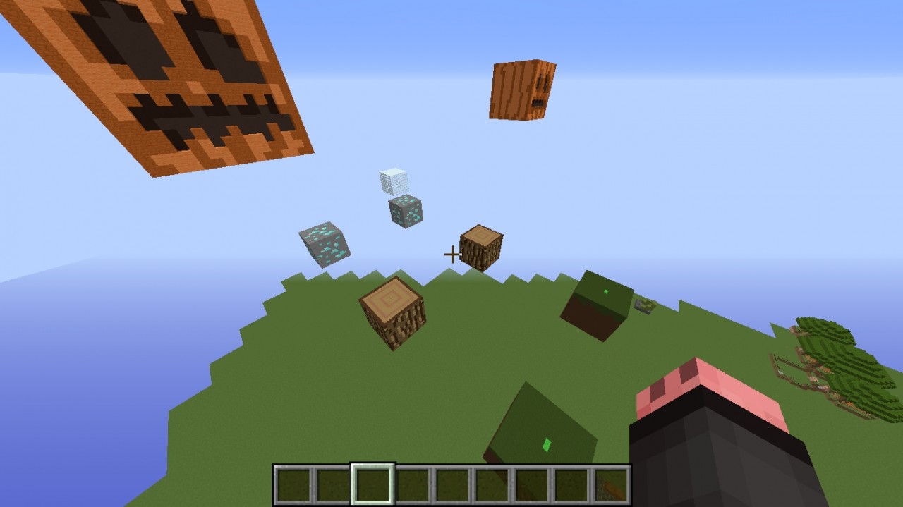 Floating Blocks minigame Minecraft Map