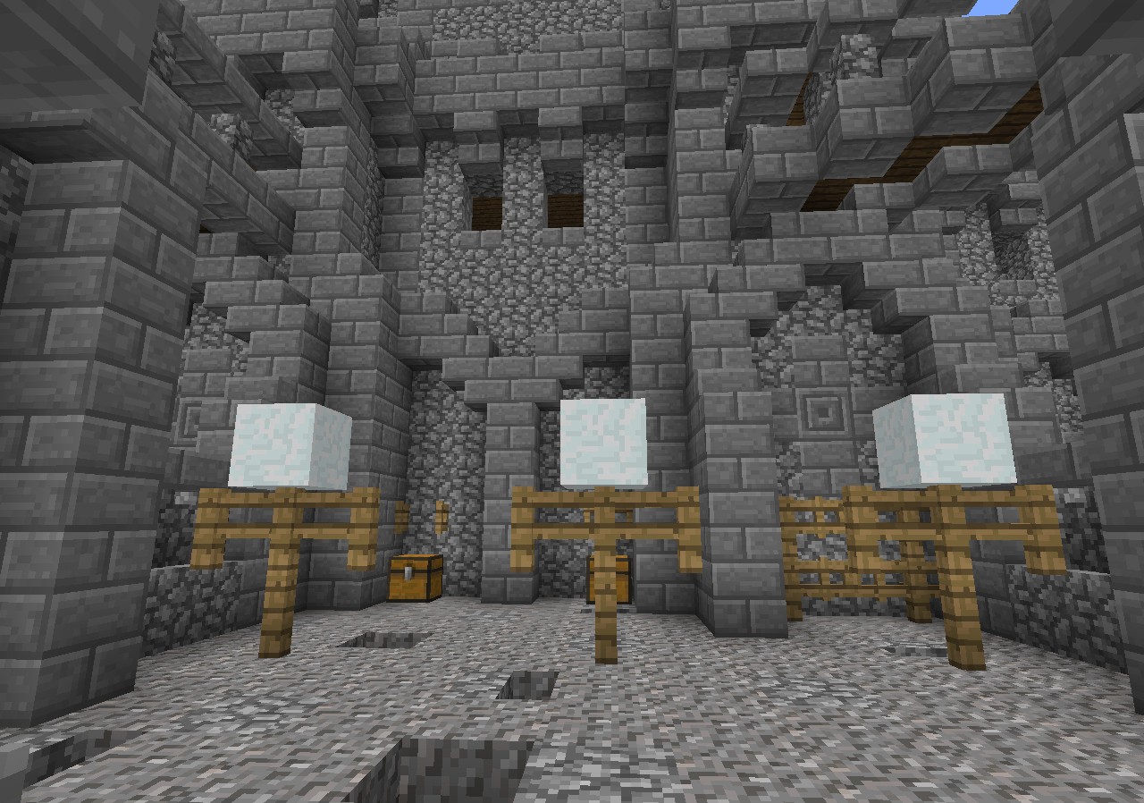 Castle/Underground Town Minecraft Map