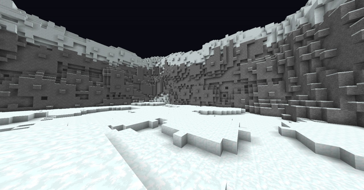 Snowy Mountains Minecraft Map