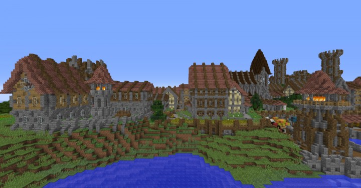 Medieval City Minecraft Map