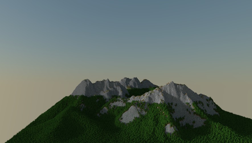 Another Random Mountain map Minecraft Map