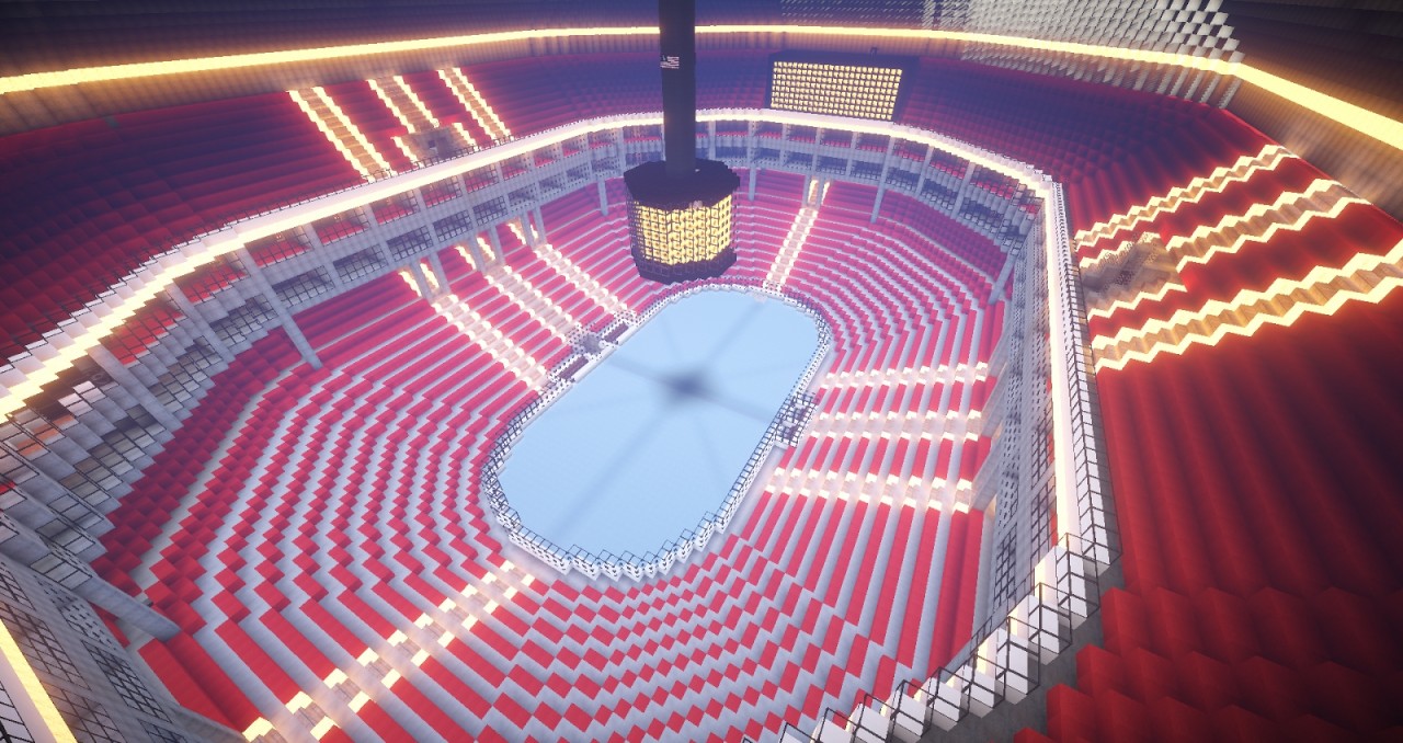Ice Hockey Arena Minecraft Map