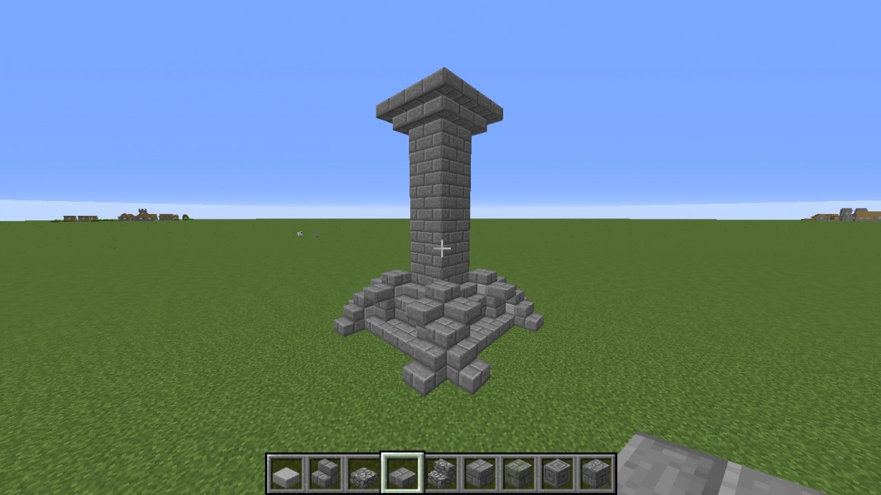 An elaborate Pillar Minecraft Map