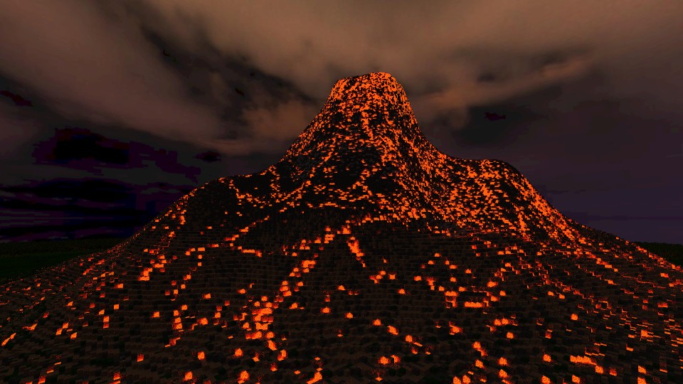 Volcano A minecraft custom terrain Minecraft Map