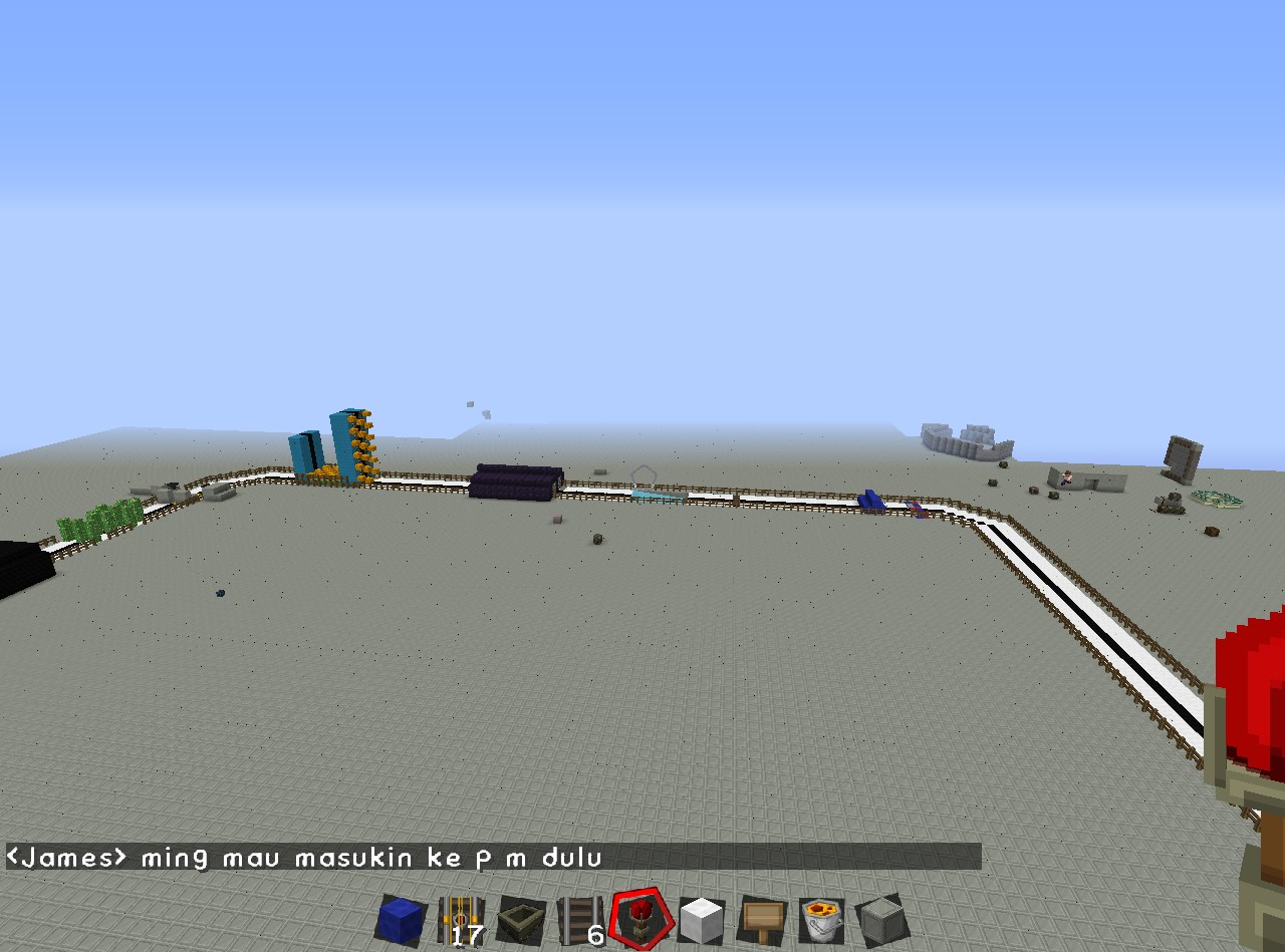 2 players race Minecraft Map