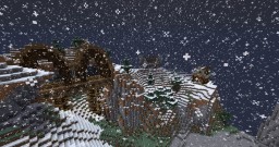 Le village de la montagne/ mountain town Minecraft Map & Project