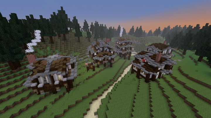 Fishing Village Minecraft Map
