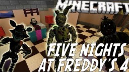 Five Nights at Freddy’s 4 Map 1.8.7/1.8 Minecraft Map & Project