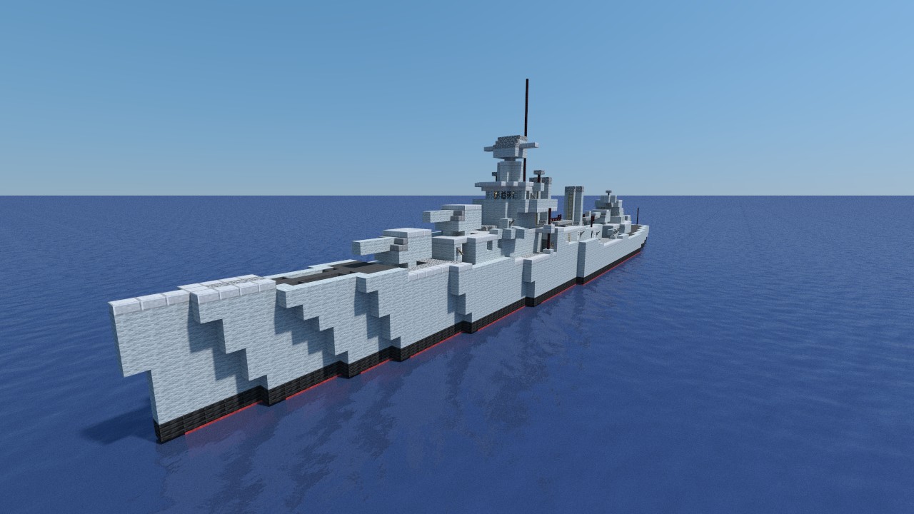 Fletcherclass Destroyer (Square Bridge Version) 11 Minecraft Map
