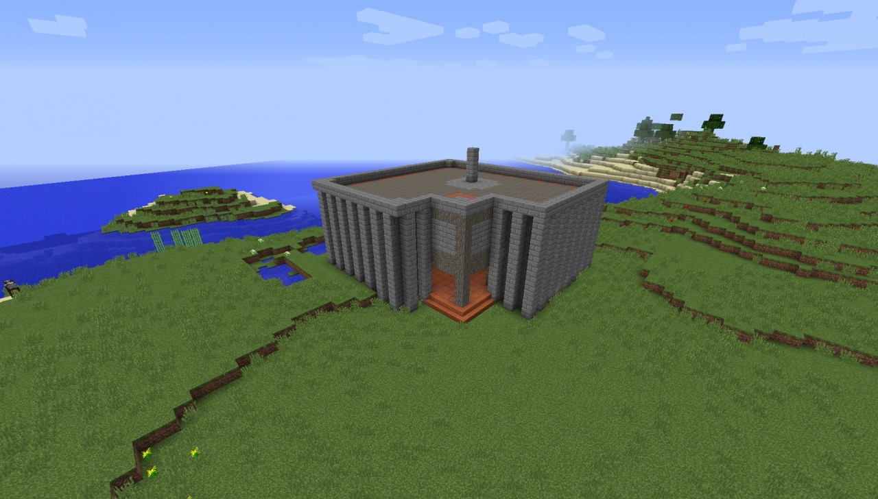 new house with elevator Minecraft Map