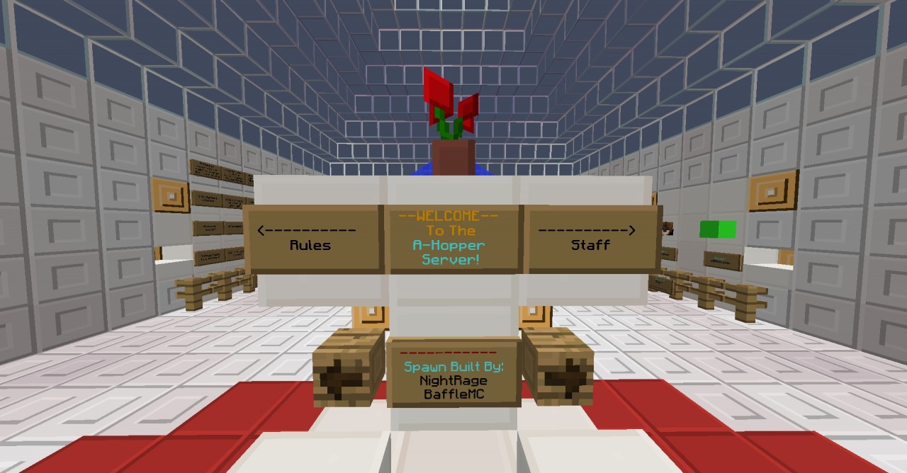 AHopper survival Server Minecraft Server