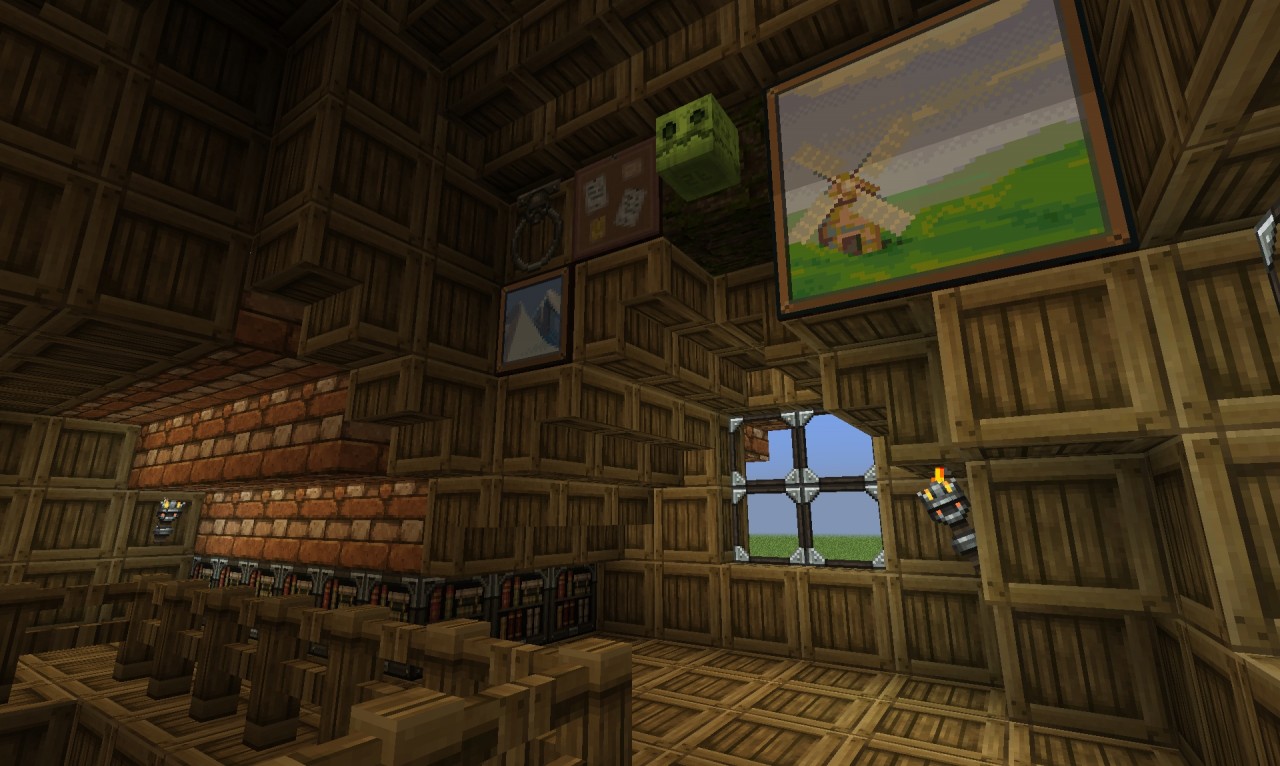 Asymmetrical House Pack Minecraft Map