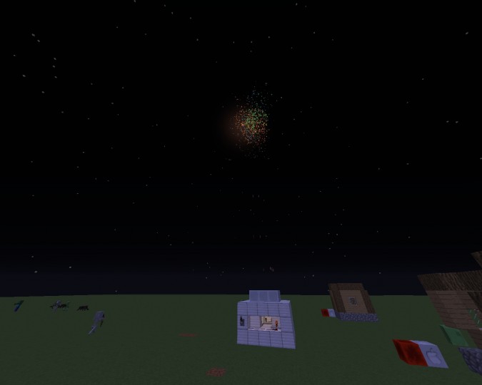 Firework Battery One Command Minecraft Map