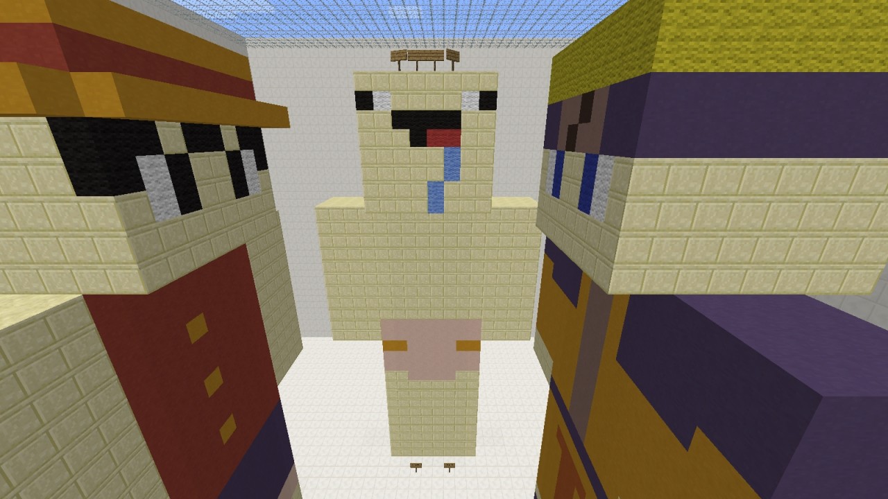 Anime Statues(Naruto/Naruto Shippuden and One Piece Minecraft Map