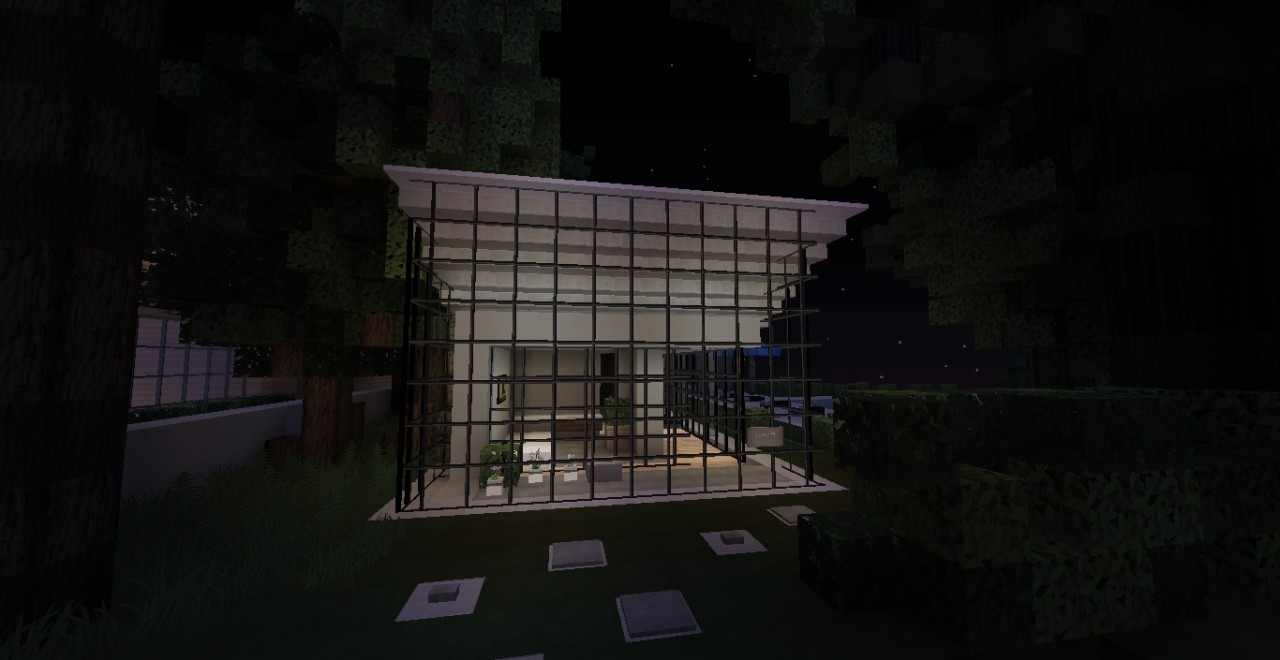 "Lightbox" Modern Home Minecraft Map