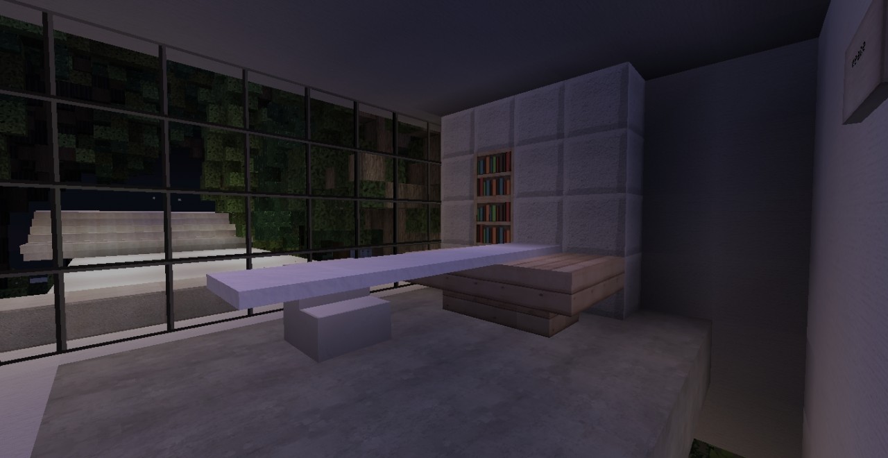 "Lightbox" Modern Home Minecraft Map