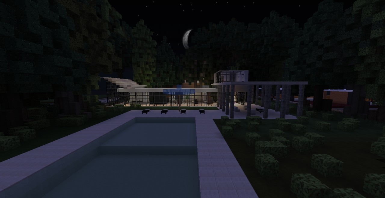"Lightbox" Modern Home Minecraft Map