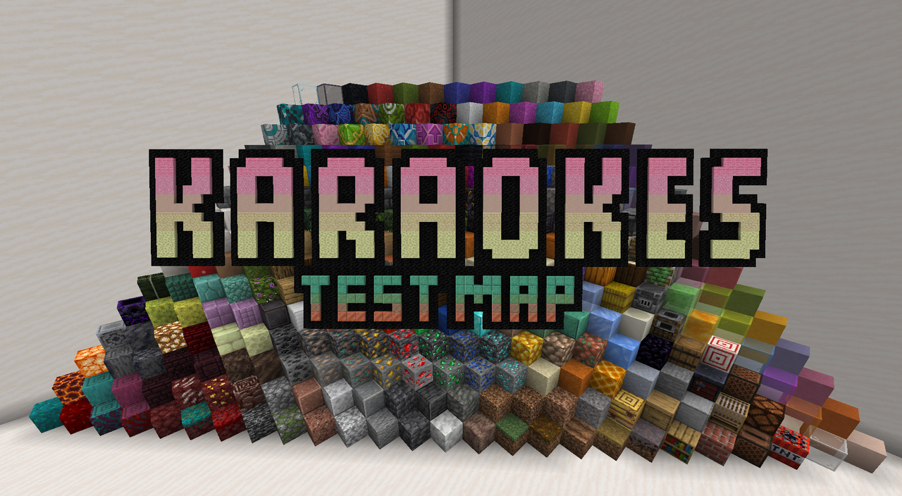 Karaoke's Ultimate Resource Pack Tester Map Minecraft Map
