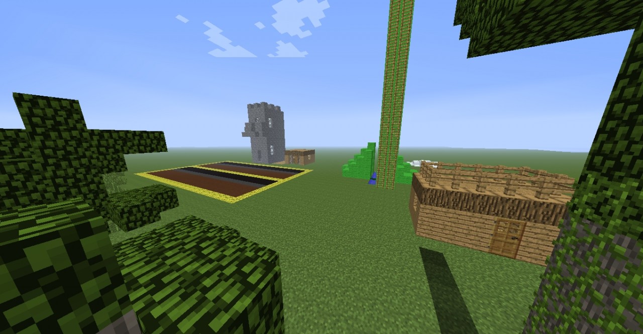 Minecraft Village - Made by my 4 year old brother Minecraft Map