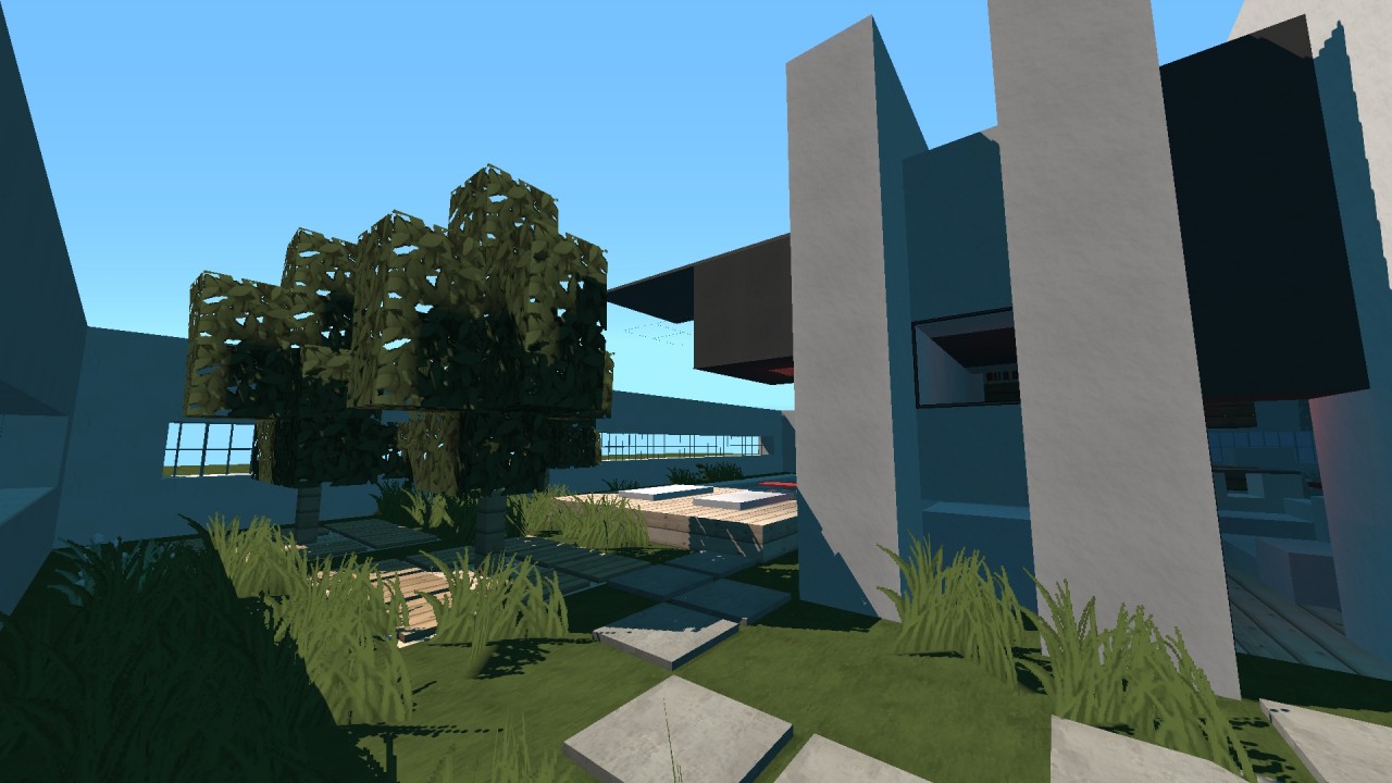 Gray Modern House |1.12.1 (soon updated) Minecraft Map