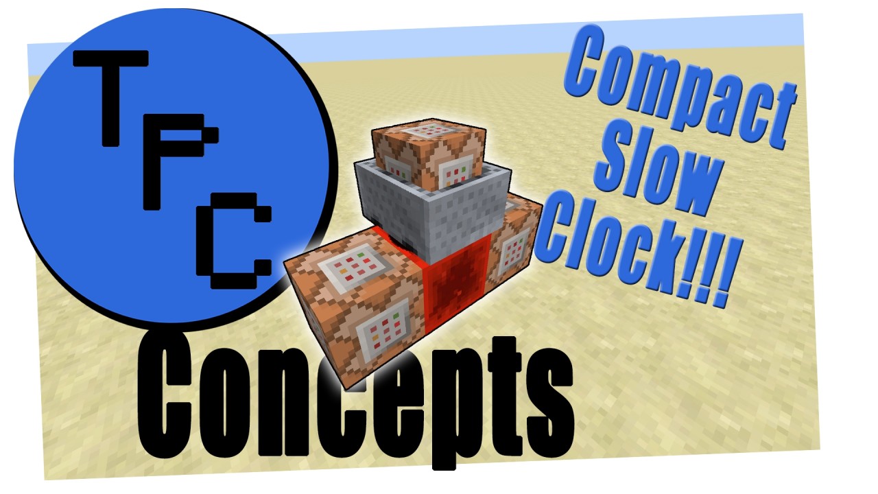 Compact Slow Clock Minecraft Redstone Concept Minecraft Map