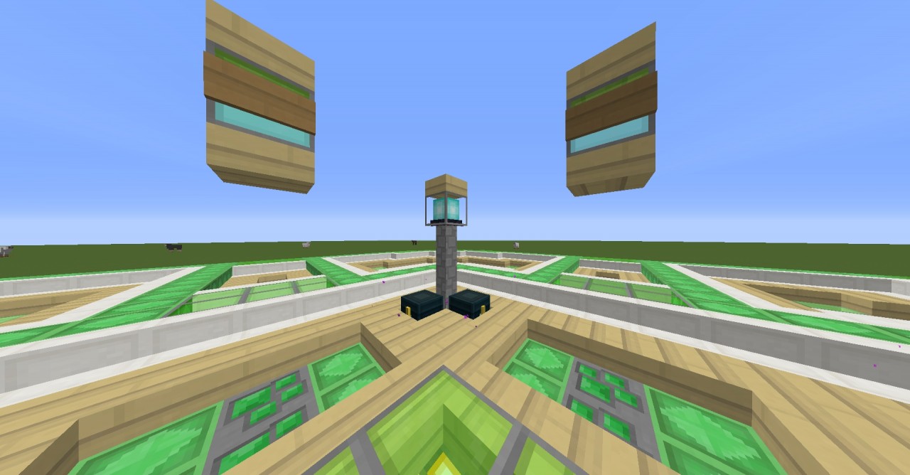 Simple Flat Server Spawn {FREE} Minecraft Map