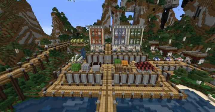 Fishing Village Minecraft Map