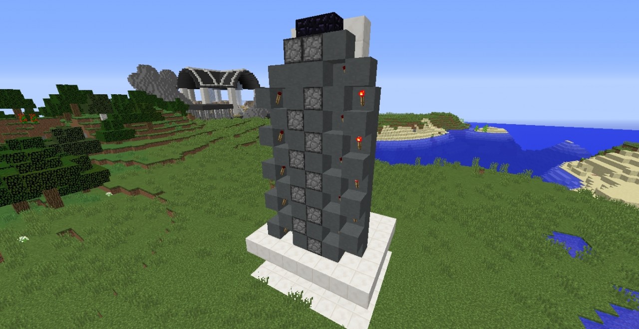 Simple Piston Elevator Minecraft Map