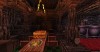 Dining Room with a view of the entrance to the Mushroom Tower