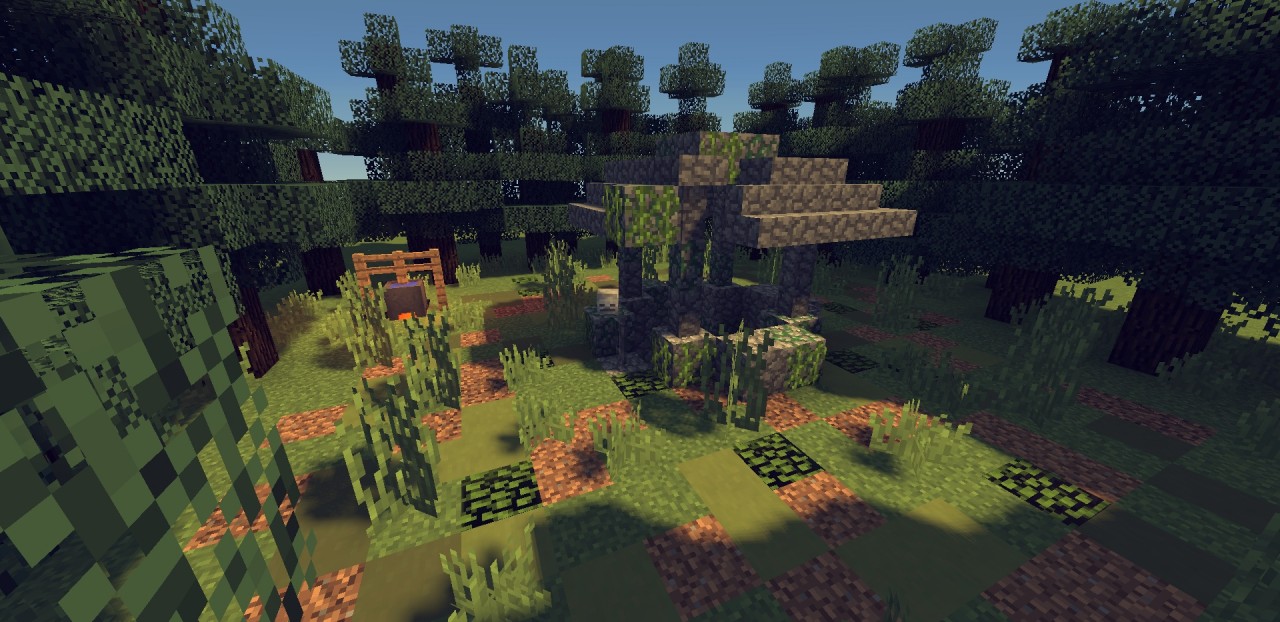 Spooky Well Dark Forest Minecraft Map