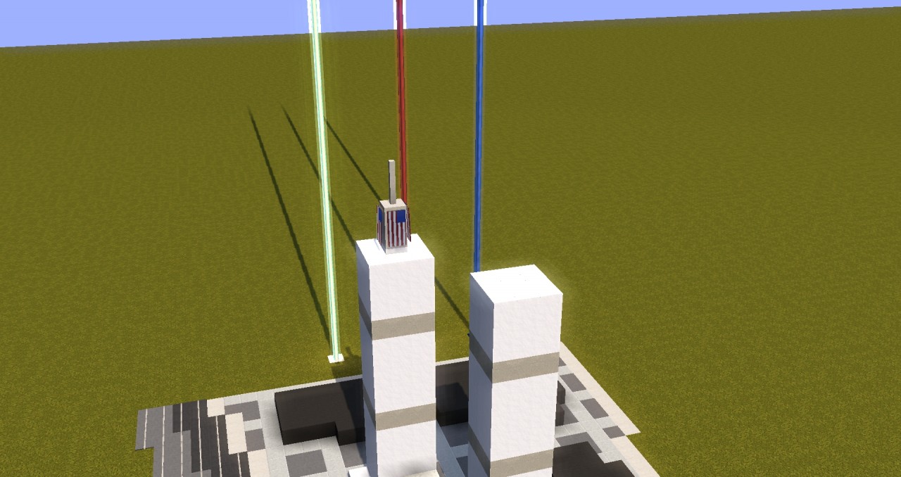 Twin Towers - 9/11 Memorial Build - Pop Reel Minecraft Map
