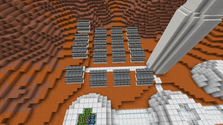 PMC Build Contest map - Mars base Minecraft Map