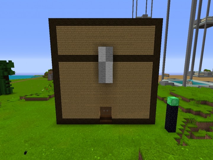 chest house ) built to scale Minecraft Map