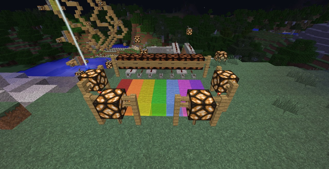 Redstone Colour Changing Beacon! Minecraft Map