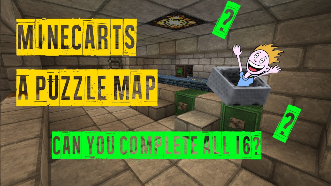 Minecarts (1.8 Puzzle Map) Minecraft Map
