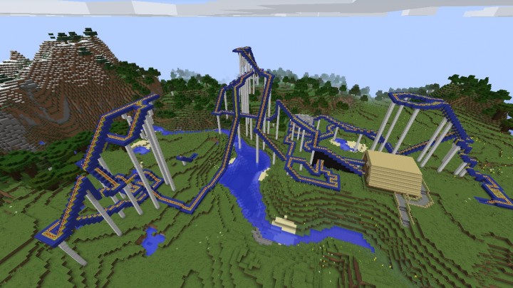 Blue Dive Rollercoaster Blue Dive Rollercoaster