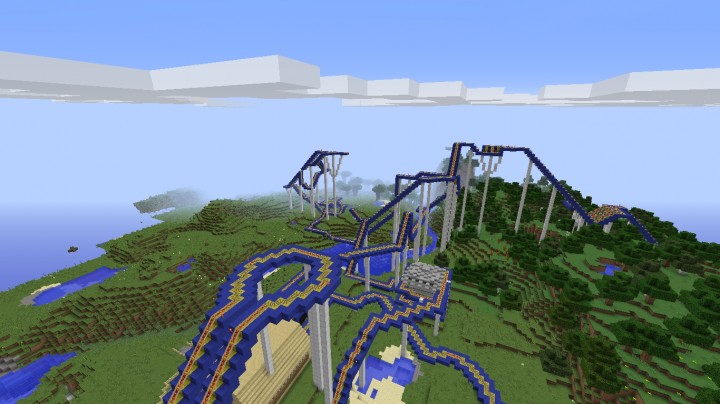 Blue Dive Rollercoaster Blue Dive Rollercoaster
