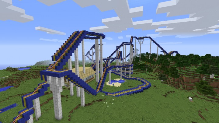 Blue Dive Rollercoaster