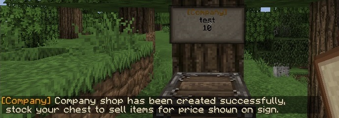 Shop created