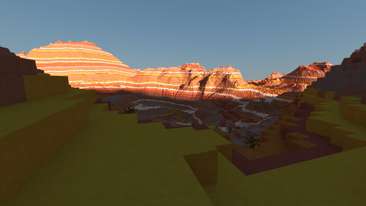 The Wild West Mesa Biome Minecraft Map