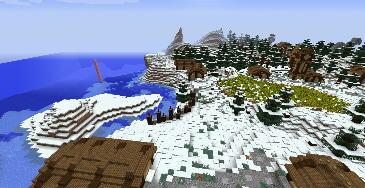 Snow village Minecraft Map