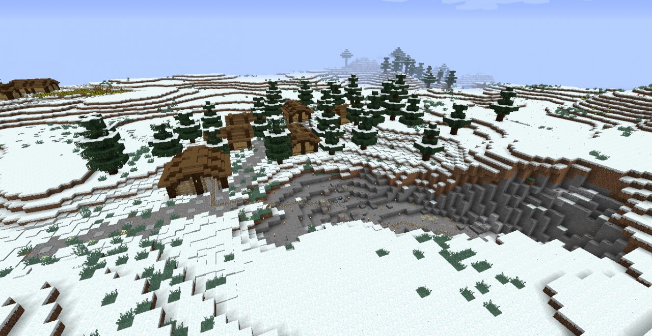 Snow village Minecraft Map
