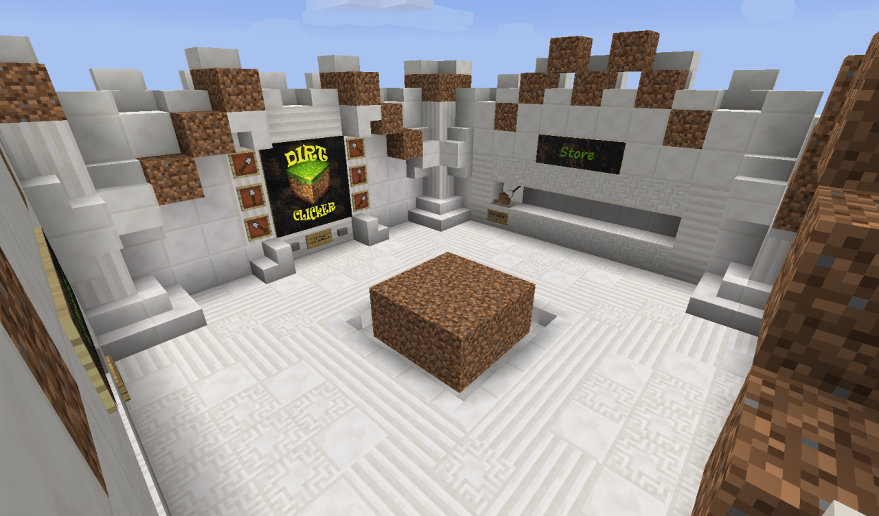 Dirt Clicker! Minecraft Map